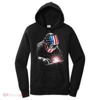 Usa Patriotic Welder Women's Hoodie thumb 0