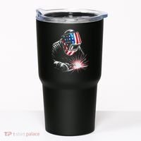 Usa Patriotic Welder Tumbler thumb 0
