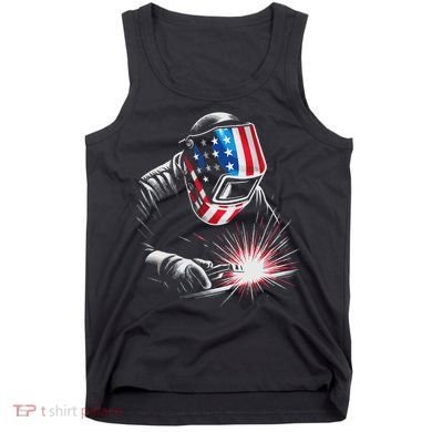 Usa Patriotic Welder Tank Top
