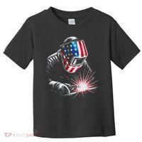 Usa Patriotic Welder Toddler T-Shirt thumb 0