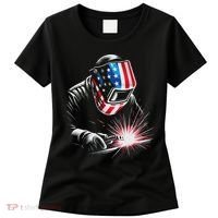 Usa Patriotic Welder Women's T-Shirt thumb 0