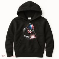 Usa Patriotic Welder Kids Hoodie thumb 0