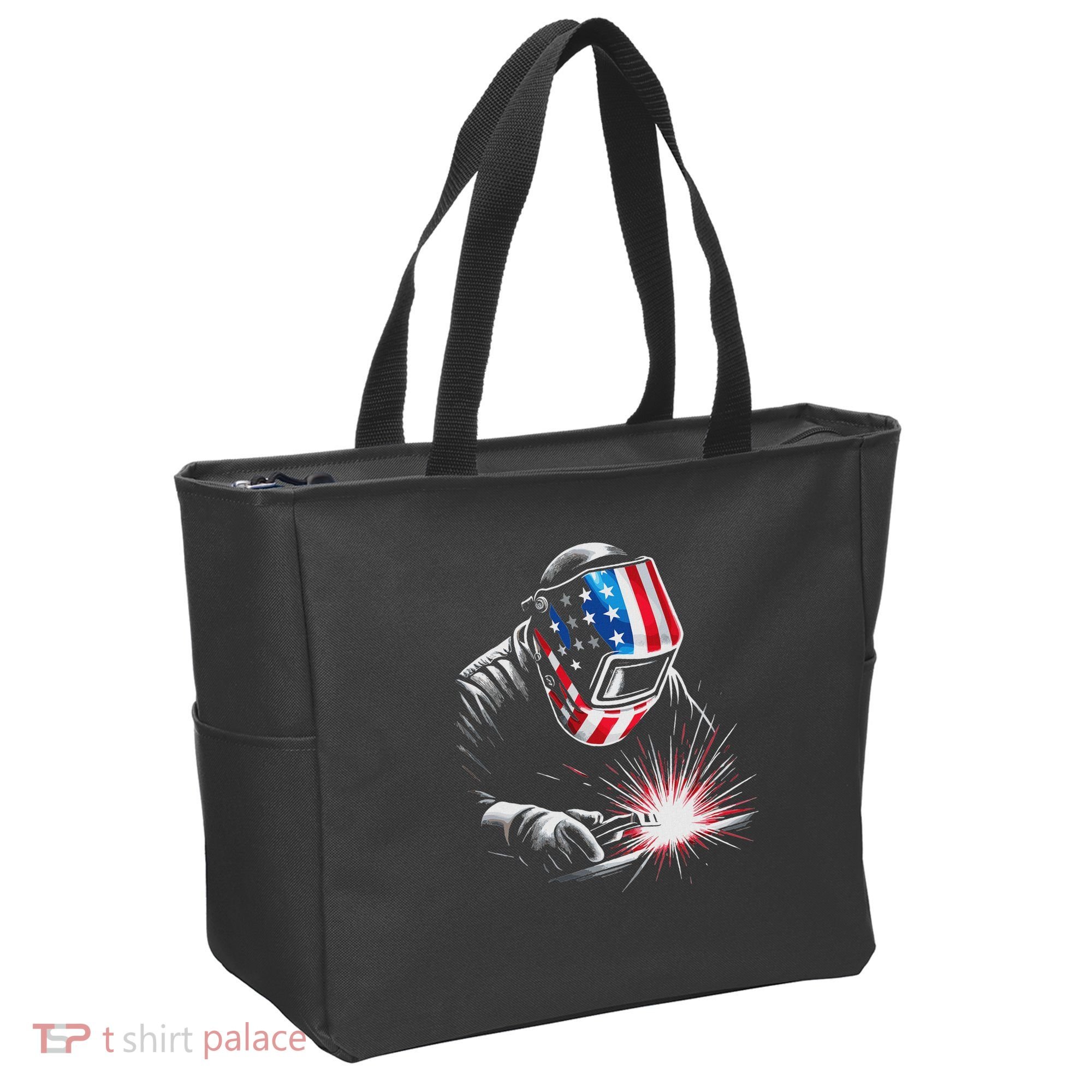 Usa Patriotic Welder Tote Bag