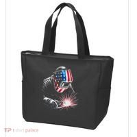 Usa Patriotic Welder Tote Bag thumb 3
