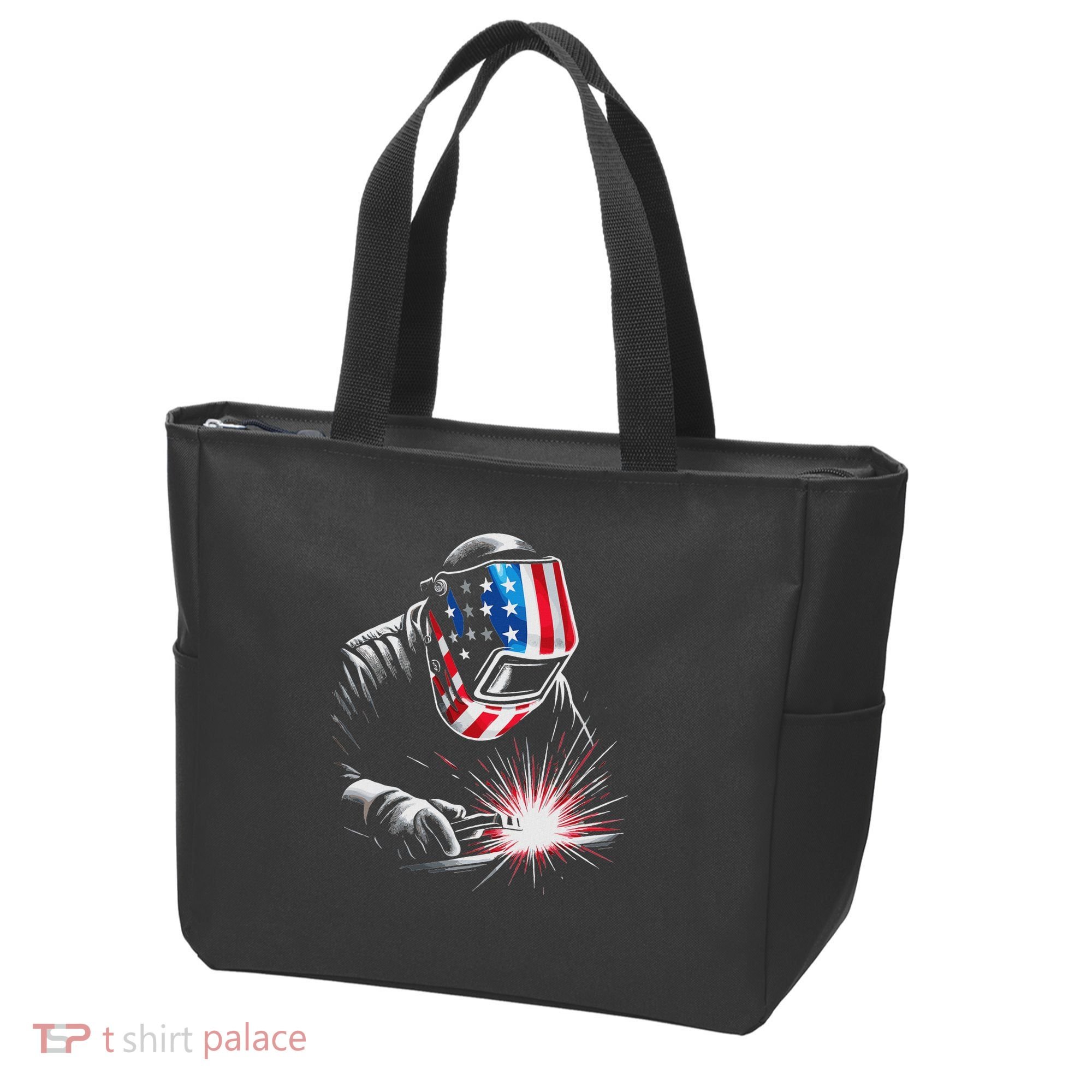 Usa Patriotic Welder Tote Bag