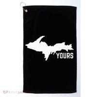U P Yours Upper Peninsula Golf Towel thumb 0