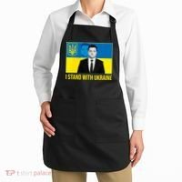 Ukrainian President Zelensky I Stand With Ukraine Apron thumb 2