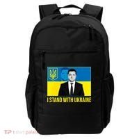 Ukrainian President Zelensky I Stand With Ukraine Backpack thumb 0