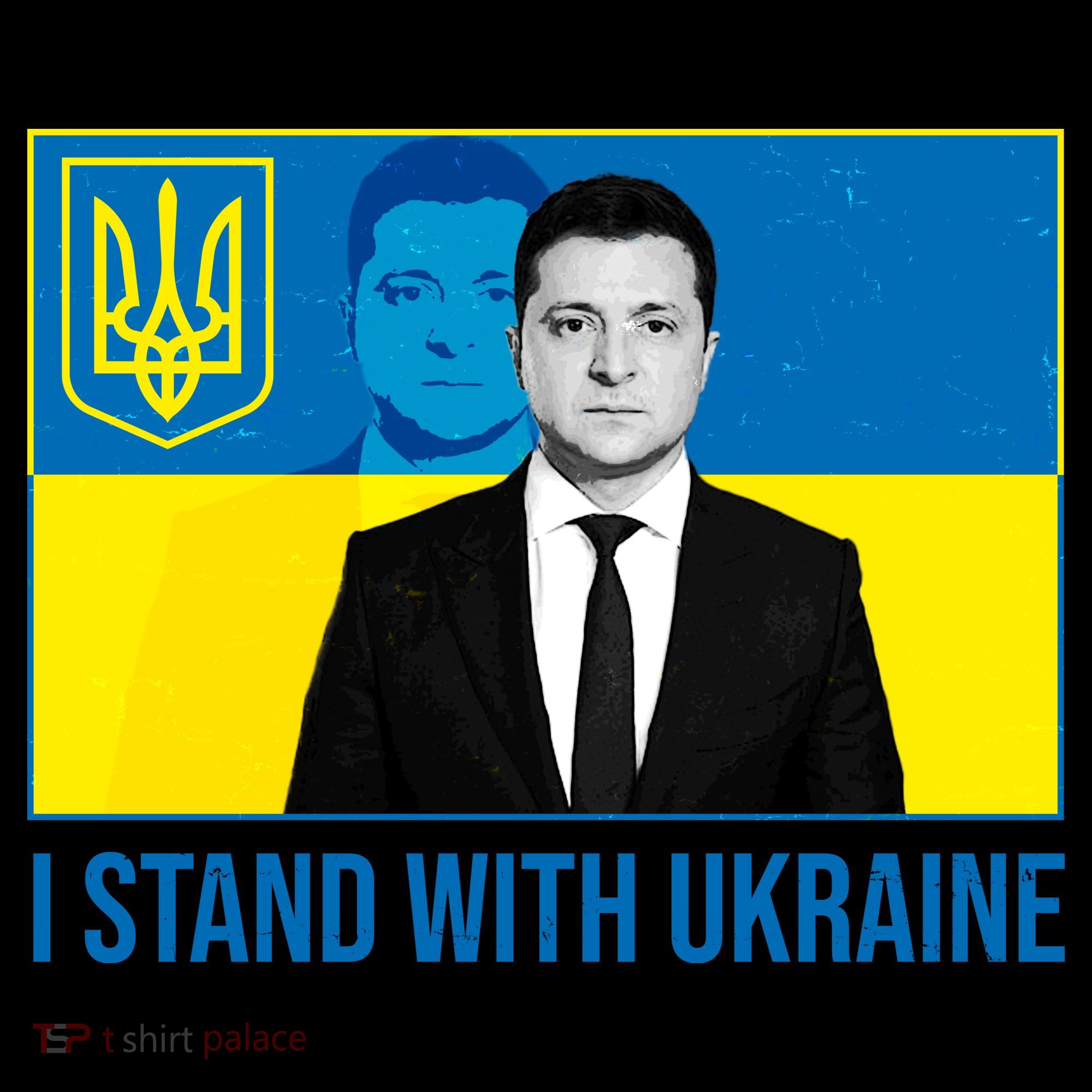 Ukrainian President Zelensky I Stand With Ukraine Coffee Mug