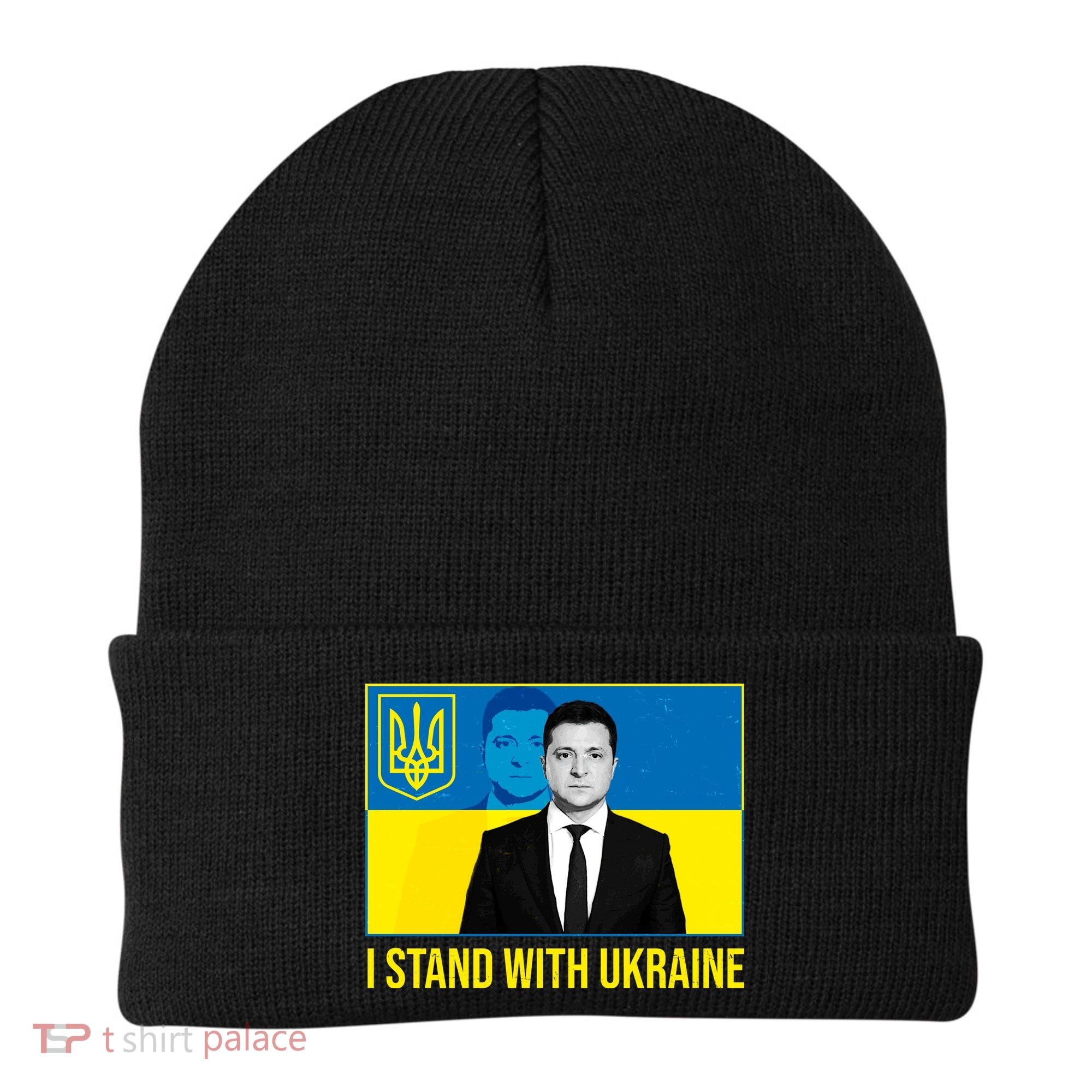 Ukrainian President Zelensky I Stand With Ukraine Beanie