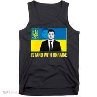 Ukrainian President Zelensky I Stand With Ukraine Tank Top thumb 0