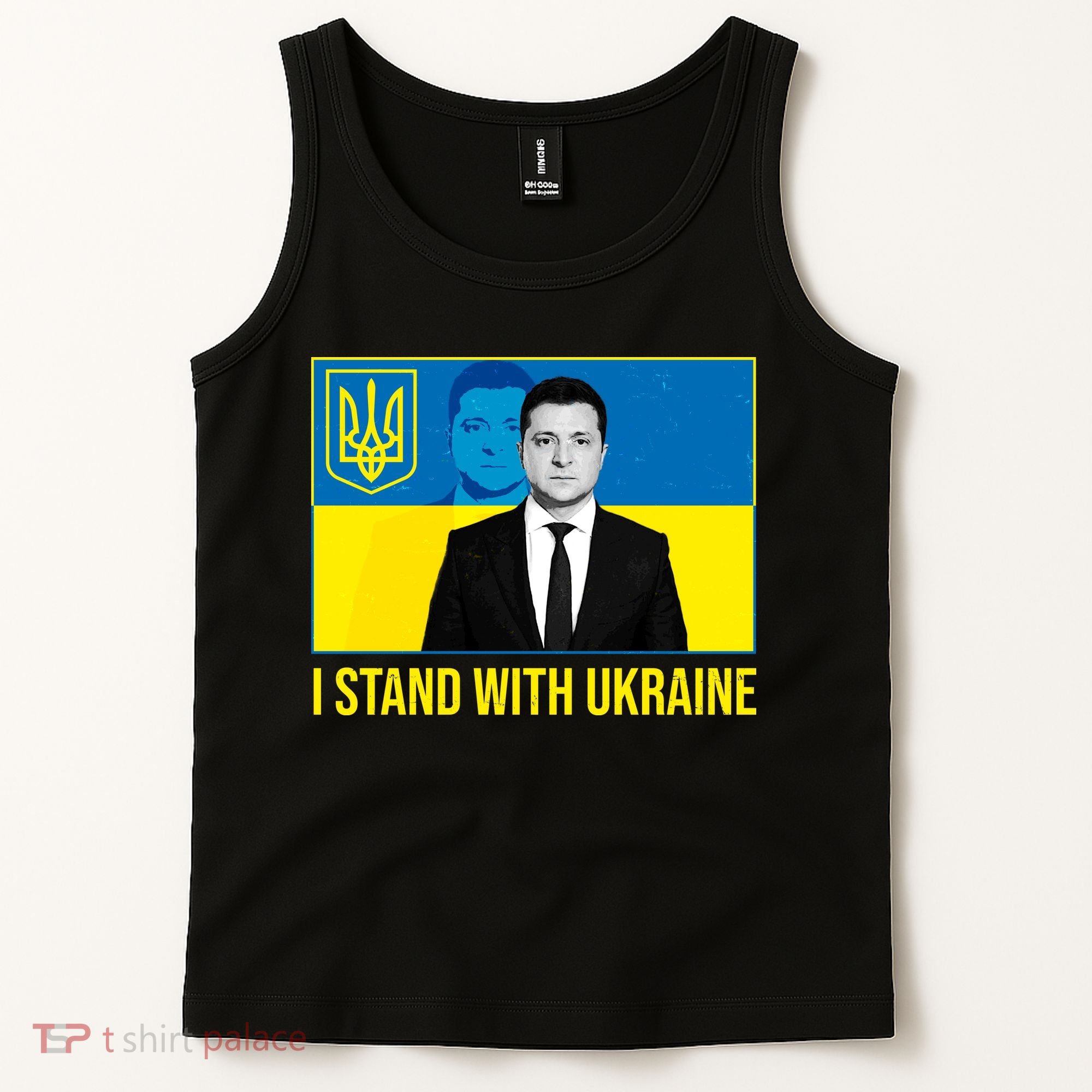 Ukrainian President Zelensky I Stand With Ukraine Tank Top