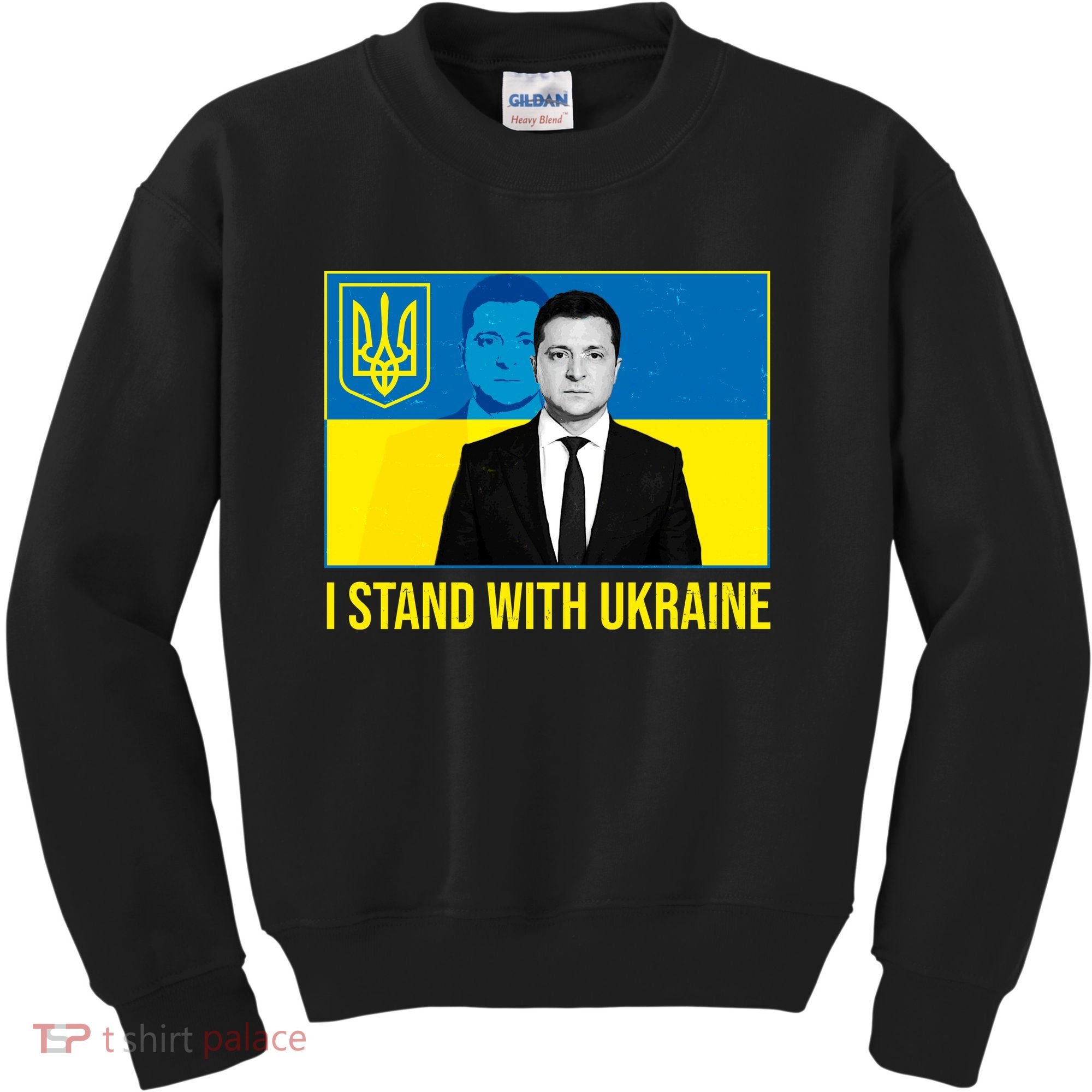 Ukrainian President Zelensky I Stand With Ukraine Kids Sweatshirt