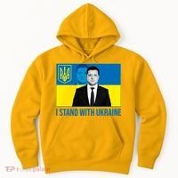 Ukrainian President Zelensky I Stand With Ukraine Hoodie thumb 0