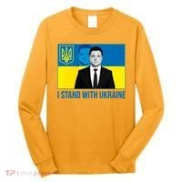 Ukrainian President Zelensky I Stand With Ukraine Long Sleeve Shirt thumb 0