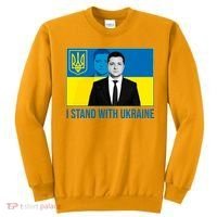 Ukrainian President Zelensky I Stand With Ukraine Sweatshirt thumb 0