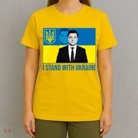 Ukrainian President Zelensky I Stand With Ukraine T-Shirt thumb 4