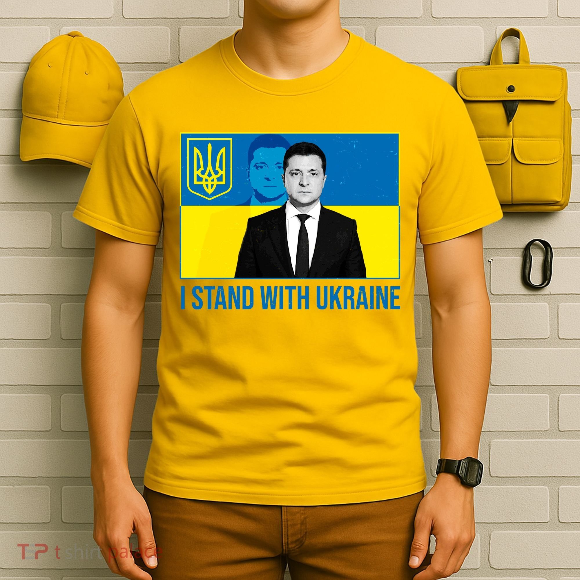 Ukrainian President Zelensky I Stand With Ukraine T-Shirt