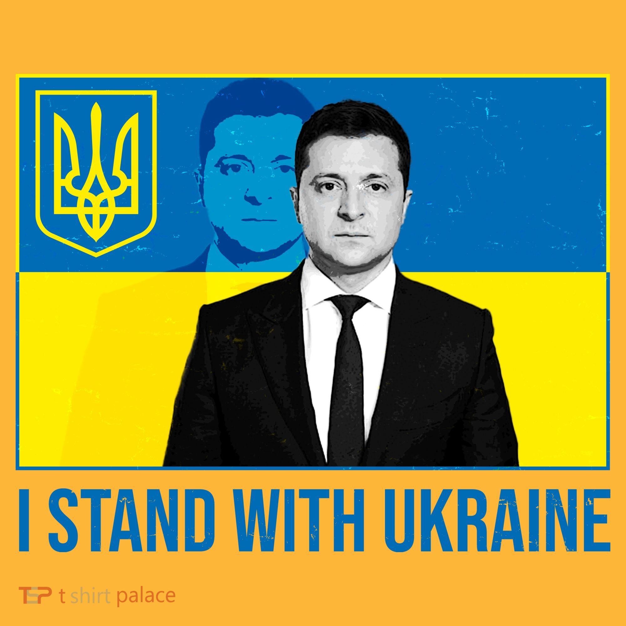 Ukrainian President Zelensky I Stand With Ukraine Mousepad