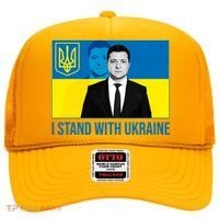 Ukrainian President Zelensky I Stand With Ukraine Hat thumb 0