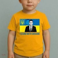 Ukrainian President Zelensky I Stand With Ukraine Toddler T-Shirt thumb 2