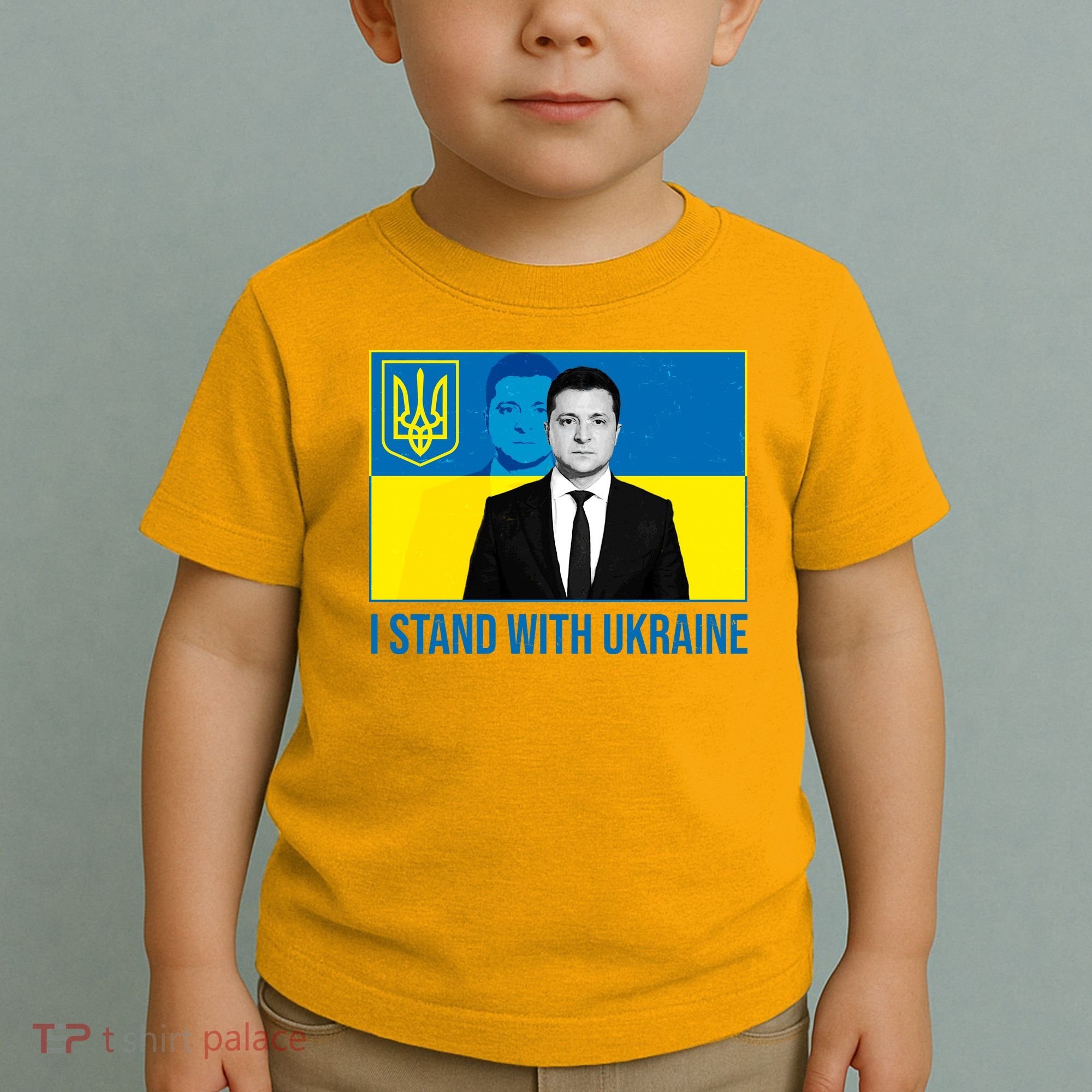 Ukrainian President Zelensky I Stand With Ukraine Toddler T-Shirt