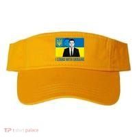 Ukrainian President Zelensky I Stand With Ukraine Visor thumb 0