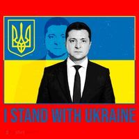 Ukrainian President Zelensky I Stand With Ukraine Santa Hat thumb 1