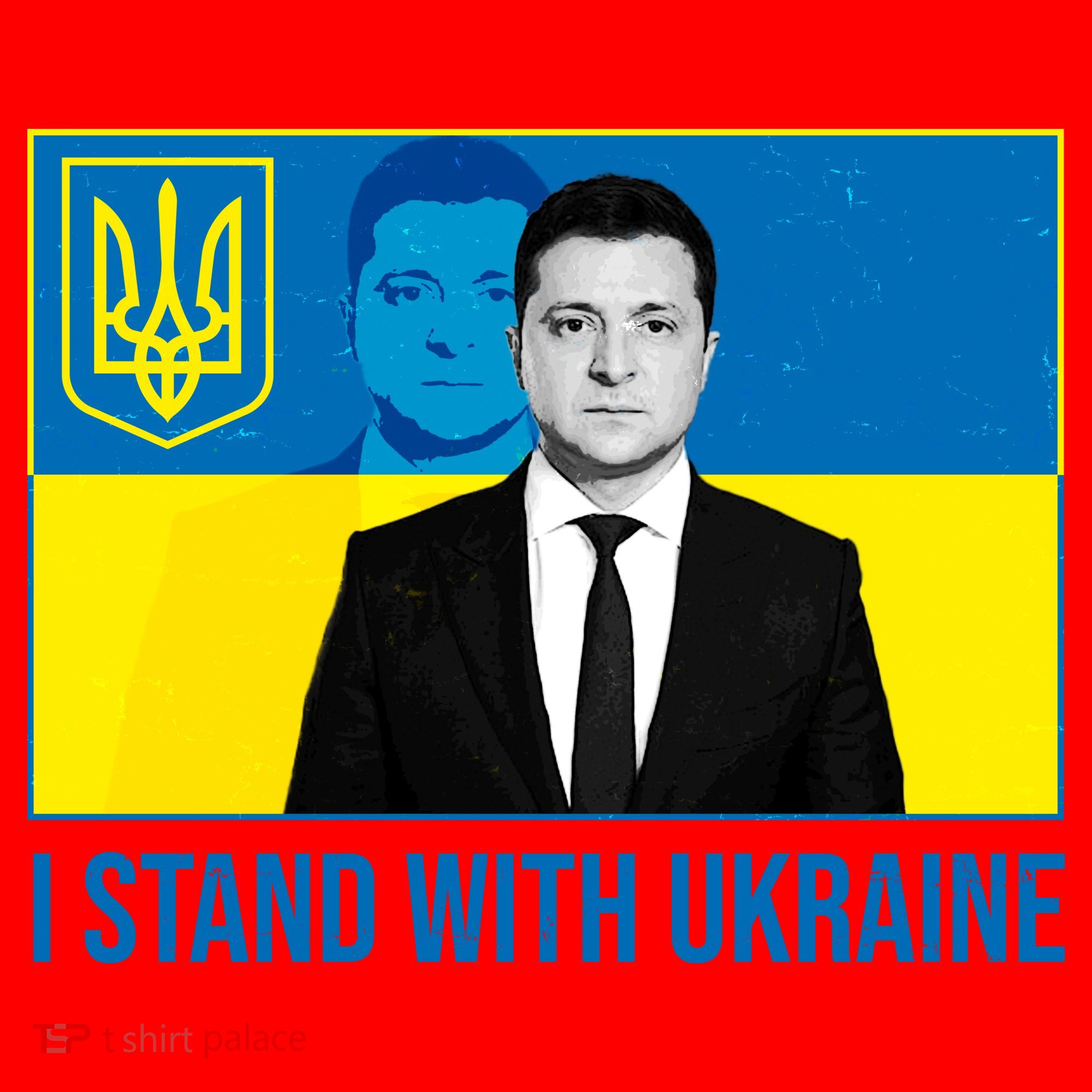 Ukrainian President Zelensky I Stand With Ukraine Santa Hat