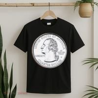 Usa Quarter Dollar 25 Cents America United States T-Shirt thumb 2