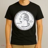 Usa Quarter Dollar 25 Cents America United States T-Shirt thumb 3
