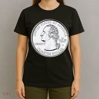 Usa Quarter Dollar 25 Cents America United States T-Shirt thumb 4