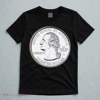 Usa Quarter Dollar 25 Cents America United States T-Shirt thumb 5