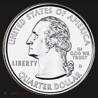 Usa Quarter Dollar 25 Cents America United States Women's Tank Top thumb 5