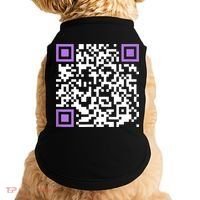 Unique Qrcode With Humorous Hidden Message Doggie Tank thumb 0