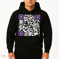Unique Qrcode With Humorous Hidden Message Hoodie thumb 2
