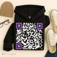 Unique Qrcode With Humorous Hidden Message Hoodie thumb 4
