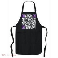 Unique Qrcode With Humorous Hidden Message Apron thumb 0
