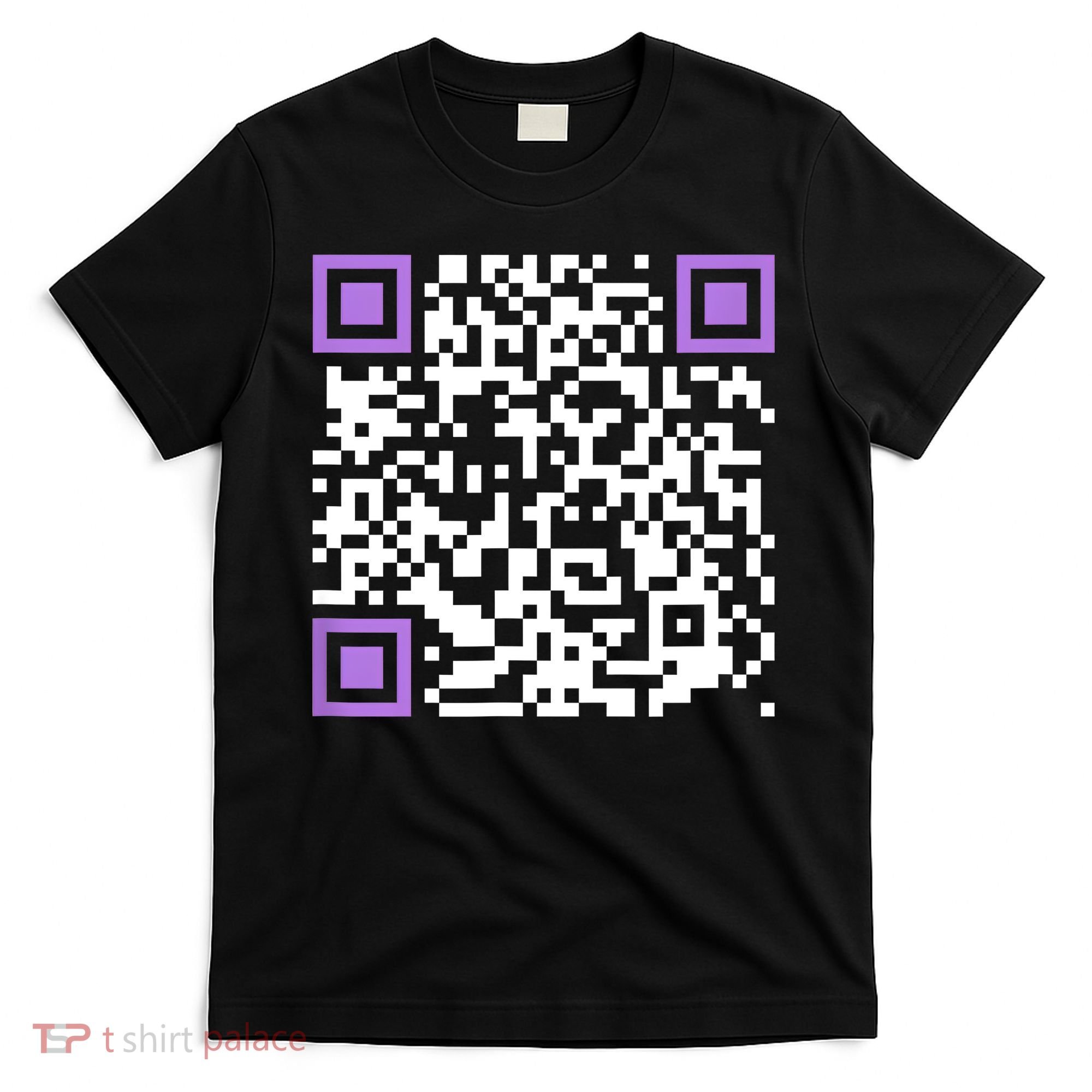 Unique Qrcode With Humorous Hidden Message T-Shirt