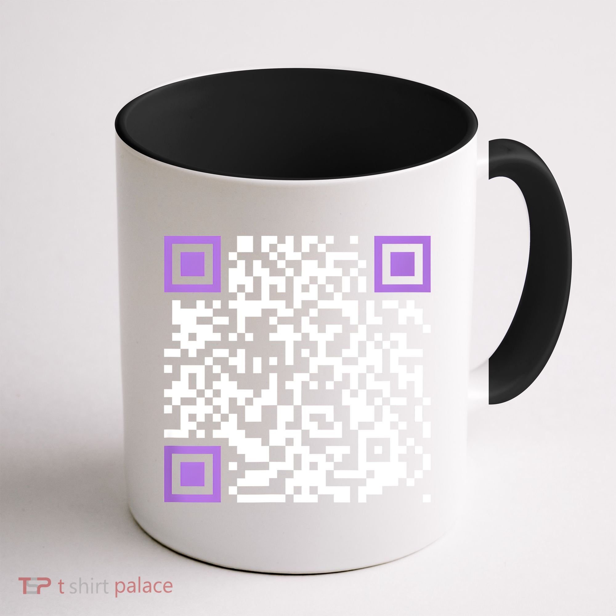 Unique Qrcode With Humorous Hidden Message Coffee Mug