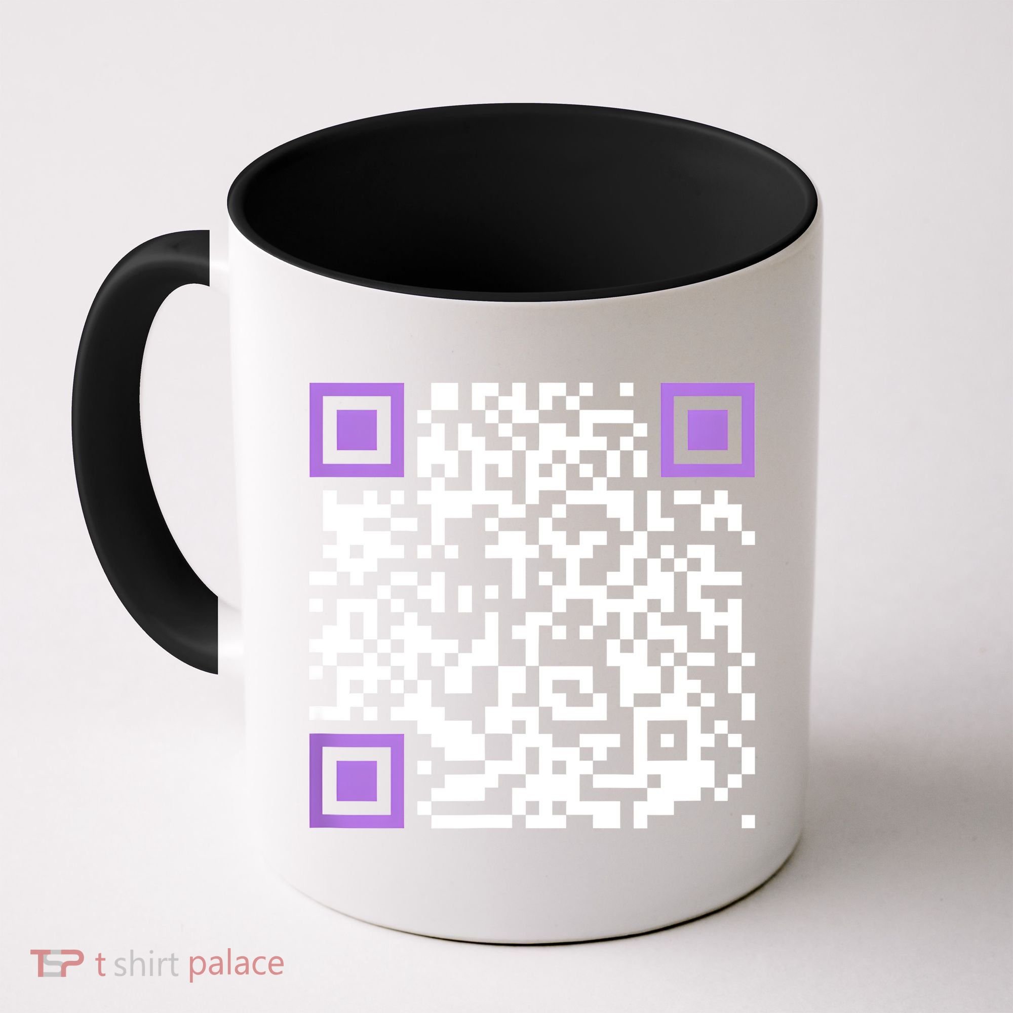 Unique Qrcode With Humorous Hidden Message Coffee Mug