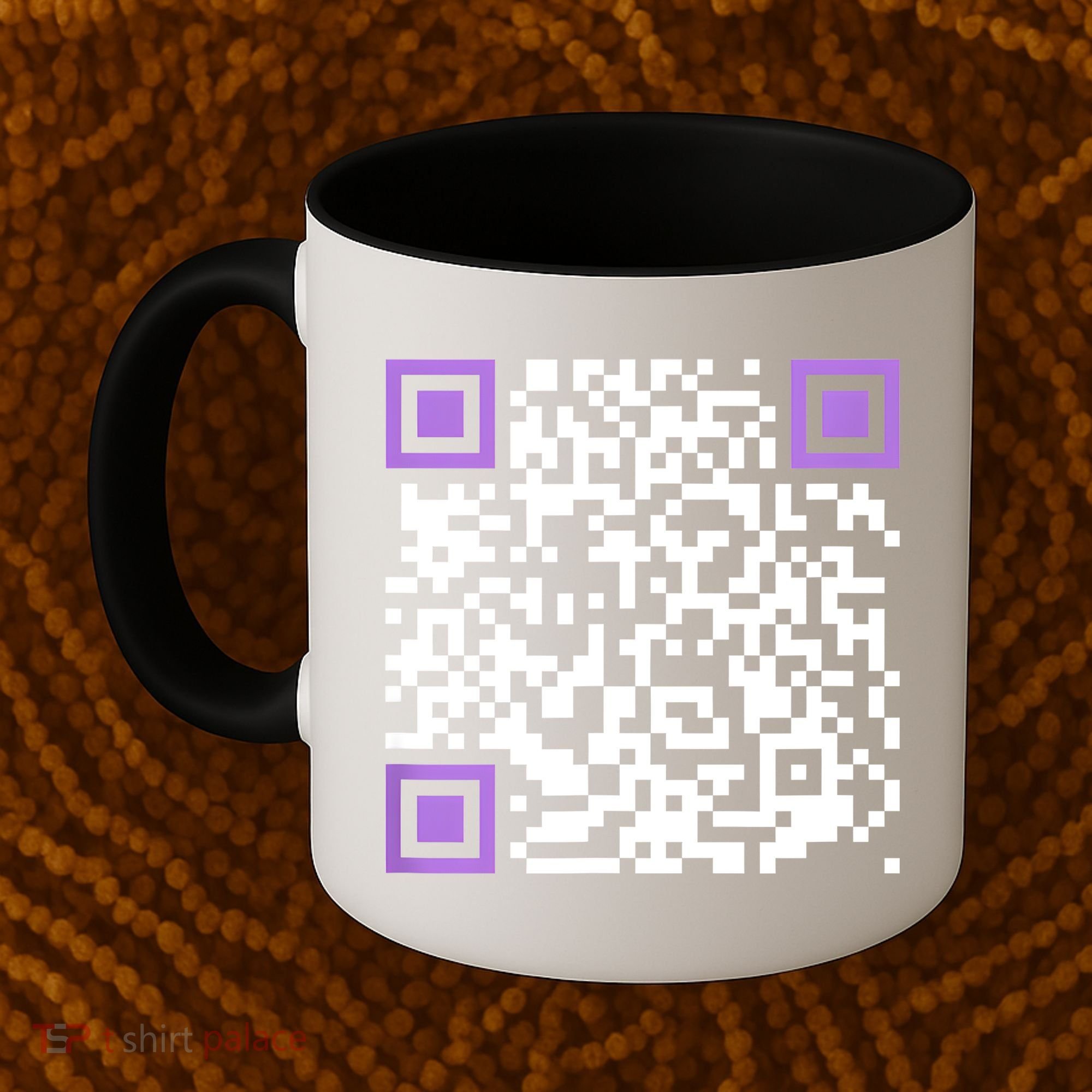 Unique Qrcode With Humorous Hidden Message Coffee Mug