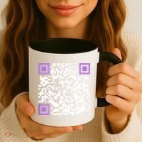 Unique Qrcode With Humorous Hidden Message Coffee Mug thumb 3