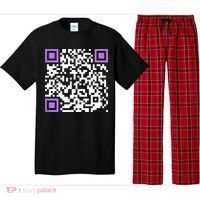 Unique Qrcode With Humorous Hidden Message Pajama Set thumb 0