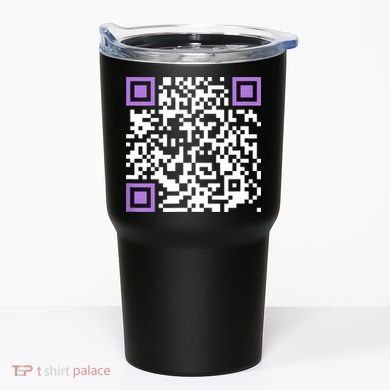 Unique Qrcode With Humorous Hidden Message Tumbler