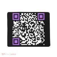 Unique Qrcode With Humorous Hidden Message Mousepad thumb 0