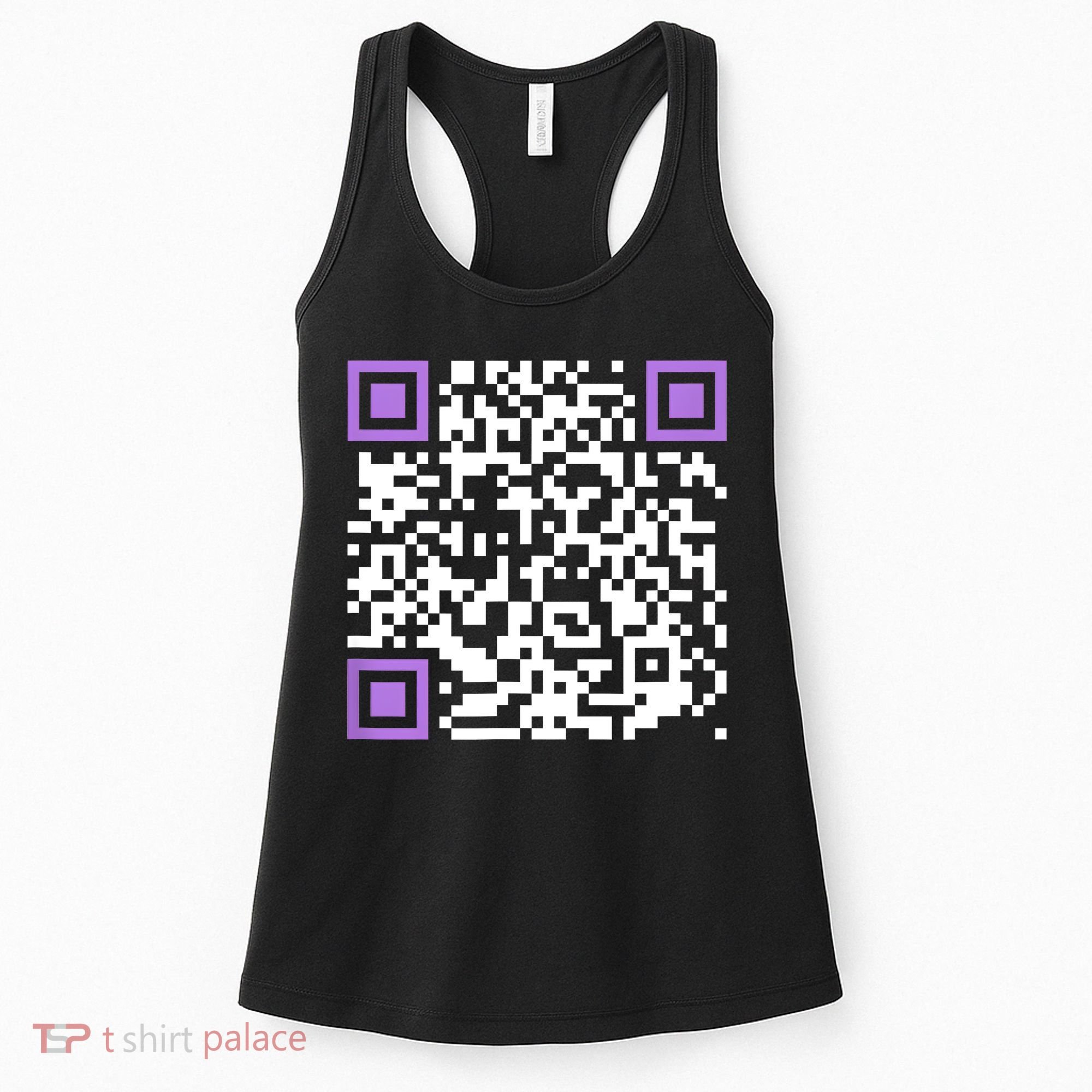 Unique Qrcode With Humorous Hidden Message Women's Tank Top