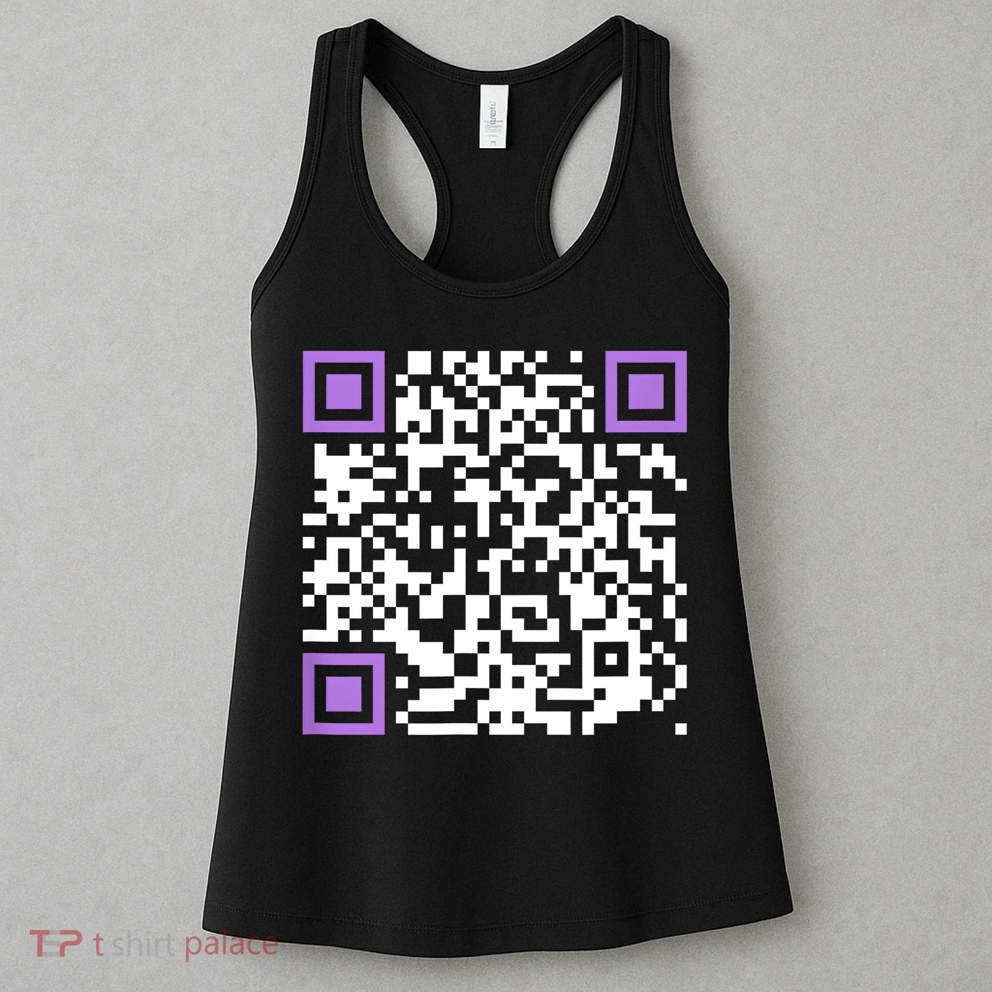 Unique Qrcode With Humorous Hidden Message Women's Tank Top