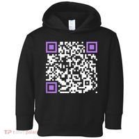 Unique Qrcode With Humorous Hidden Message Toddler Hoodie thumb 0