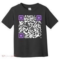 Unique Qrcode With Humorous Hidden Message Toddler T-Shirt thumb 0